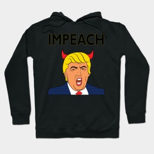 Impeach Trump Pro America Anti-Trump 45 Impeachment Hoodie